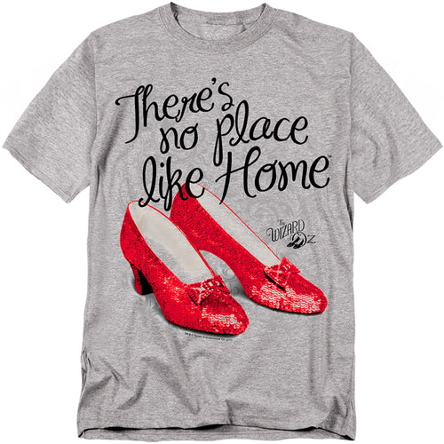 The Wizard Of Oz - Ruby Slippers - Adult Unisex Short Sleeve T-Shirt - White