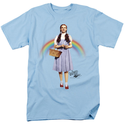 The Wizard Of Oz - Over The Rainbow - Adult Unisex Short Sleeve T-Shirt - Blue