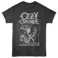 Ozzy Osbourne - Executioner - Solid Gray Front Print Adult Short Sleeve T-Shirt