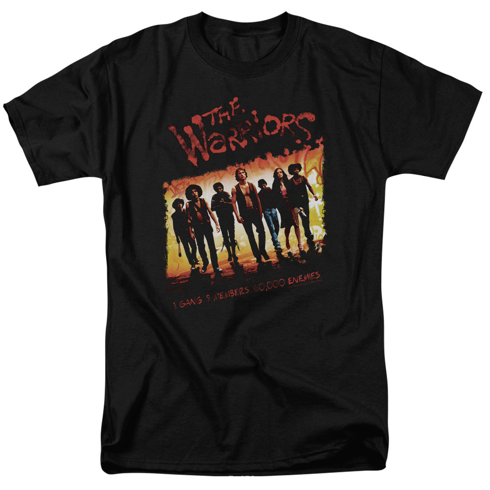 The Warriors - One Gang - Adult Unisex Short Sleeve T-Shirt - Black