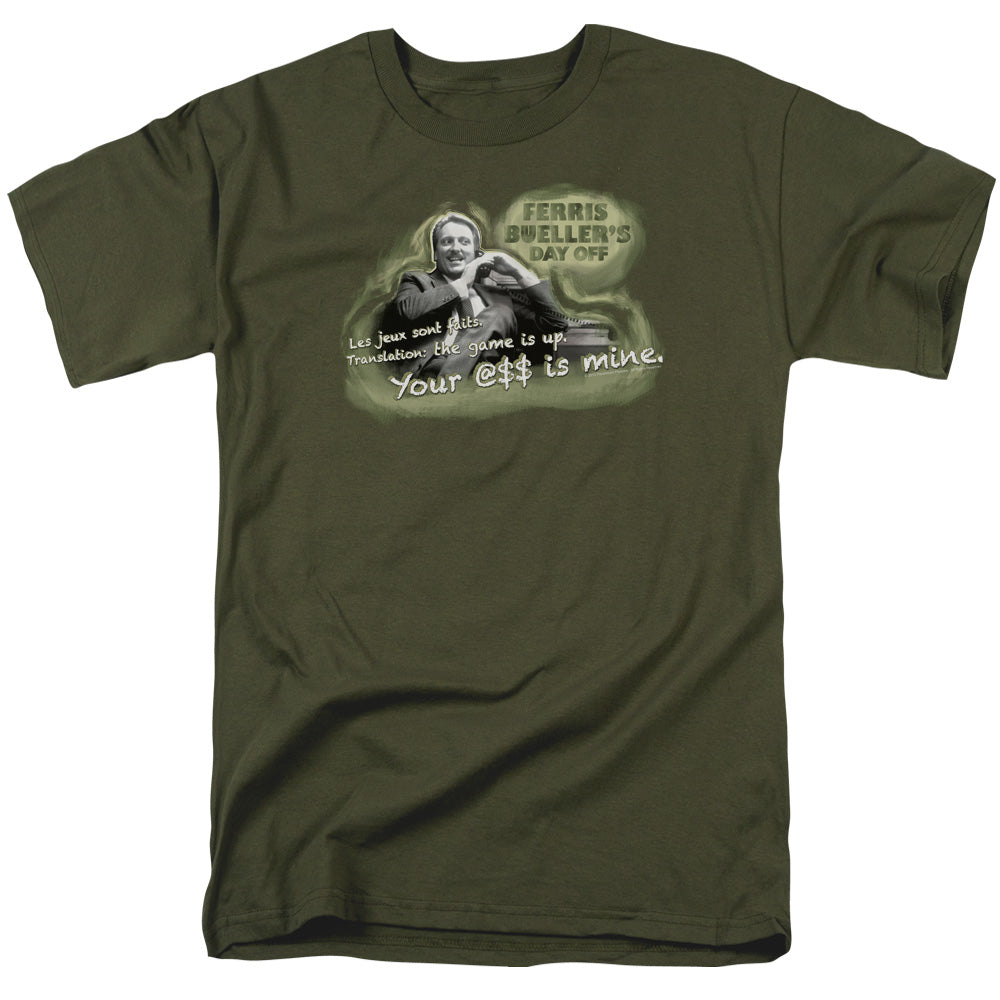 Ferris Bueller's Day Off - Mr. Rooney - Adult Unisex T-Shirt - Green