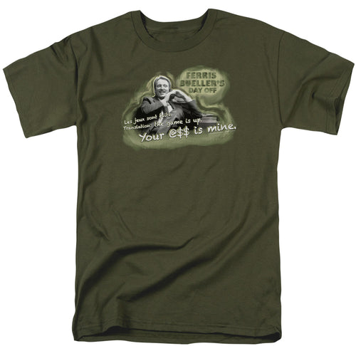 Ferris Bueller's Day Off - Mr. Rooney - Adult Unisex T-Shirt - Green