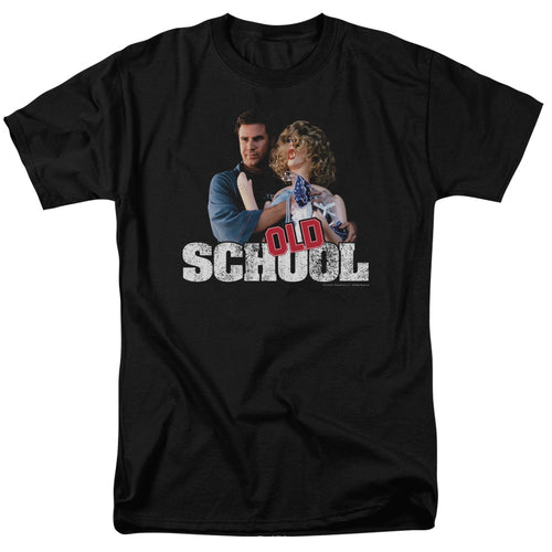 Old School - Frank And Friend - Adult Unisex Short Sleeve T-Shirt - Black