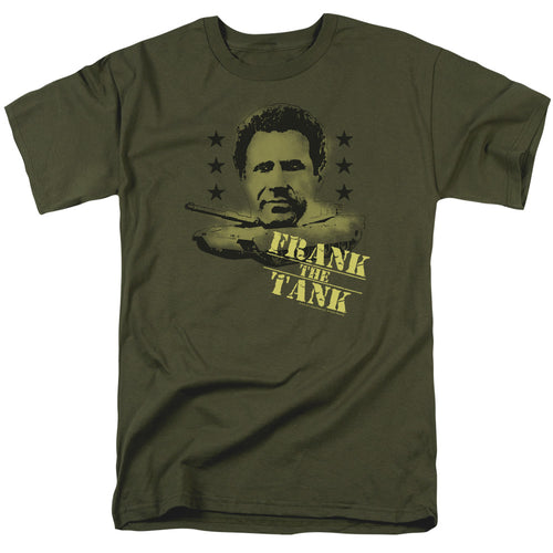 Old School - Frank The Tank - Adult Unisex Short Sleeve T-Shirt - Green