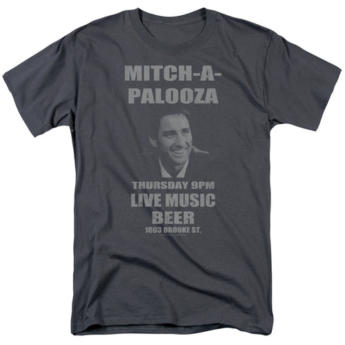 Old School - Mitchapalooza - Adult Unisex Short Sleeve T-Shirt - Gray