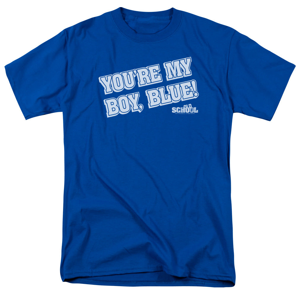 Old School - My Boy Blue - Adult Unisex Short Sleeve T-Shirt - Blue
