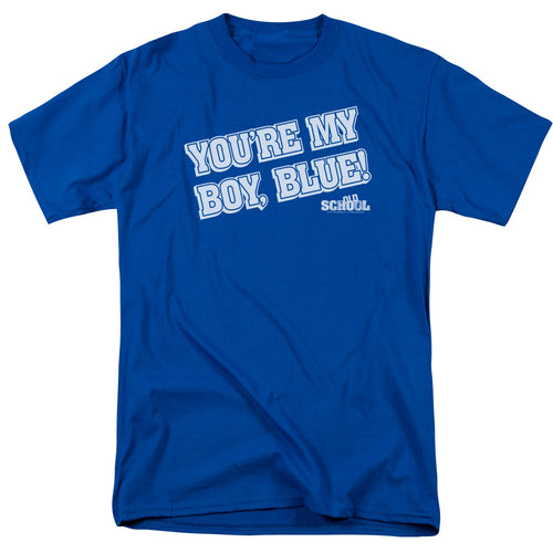 Old School - My Boy Blue - Adult Unisex Short Sleeve T-Shirt - Blue