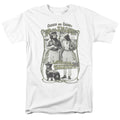 Up In Smoke - Labrador - Adult Unisex Short Sleeve T-Shirt - White