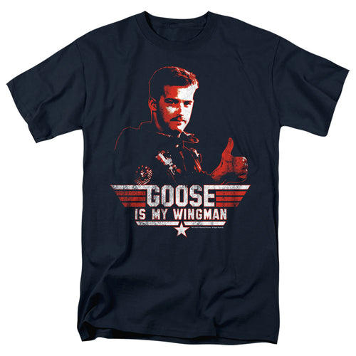 Top Gun - Wingman Goose - Adult Unisex Short Sleeve T-Shirt - Blue