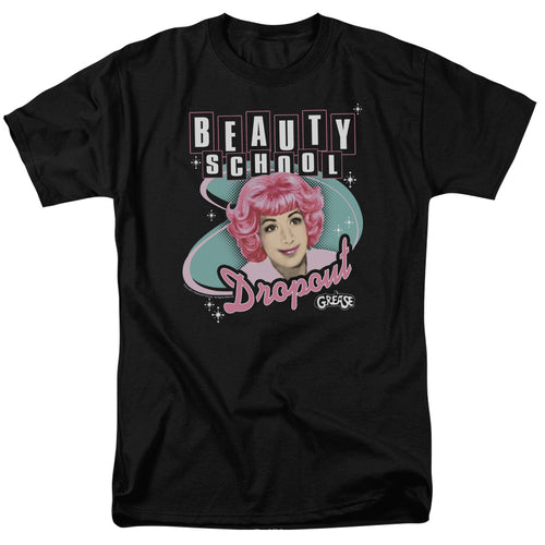 Grease - Beauty School Dropout - Adult Unisex Short Sleeve T-Shirt - Black