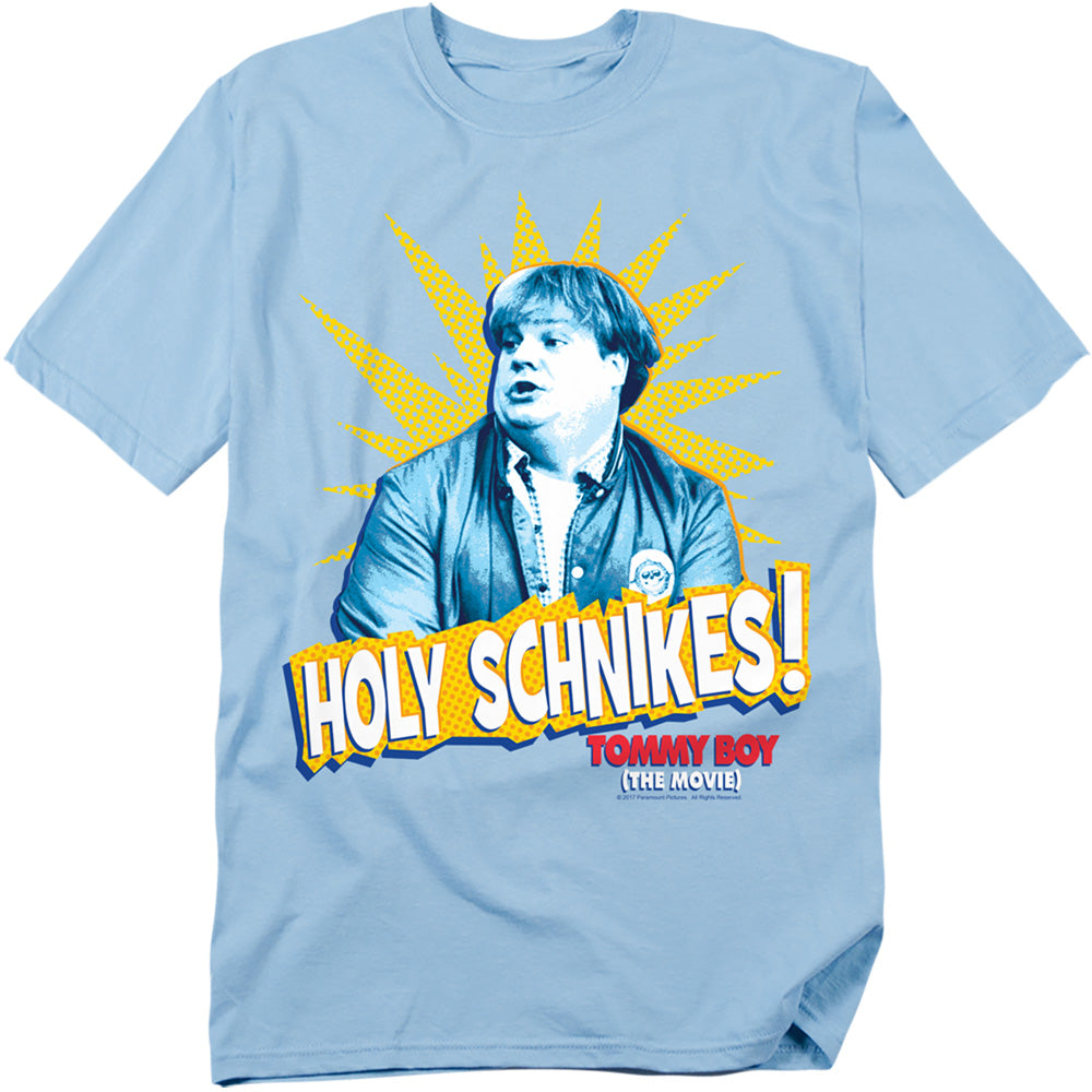 Tommy Boy - Holy Schikes - Adult Unisex Short Sleeve T-Shirt - Blue