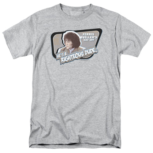 Ferris Bueller's Day Off - Grace - Adult Unisex Short Sleeve T-Shirt - Gray