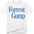 Forrest Gump - Logo - Adult Unisex Short Sleeve T-Shirt - White