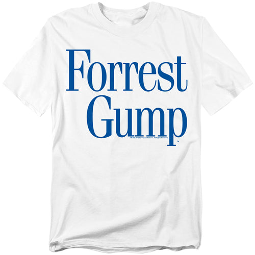 Forrest Gump - Logo - Adult Unisex Short Sleeve T-Shirt - White