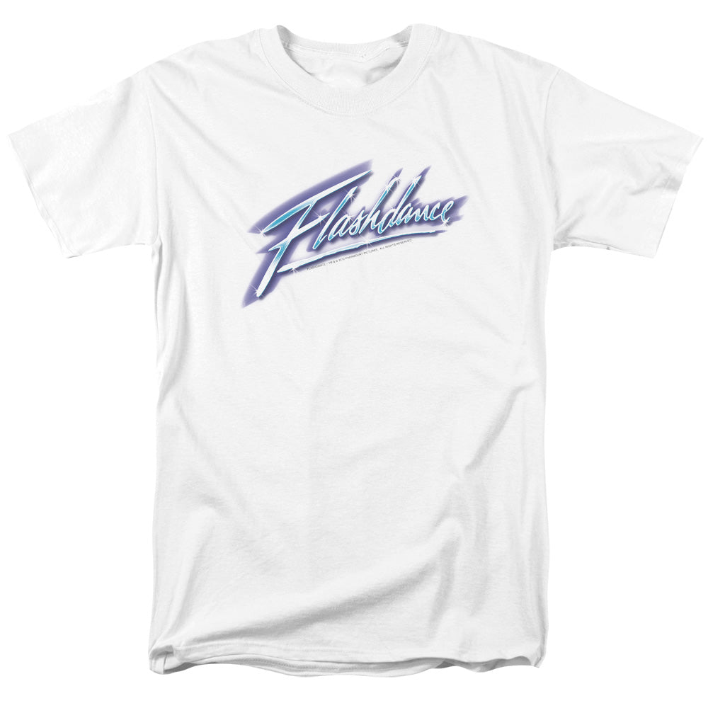 Flashdance - Logo - Adult Unisex Short Sleeve T-Shirt - White