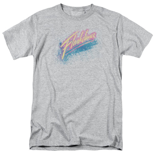 Flashdance - Spray Logo - Adult Unisex Short Sleeve T-Shirt - Gray