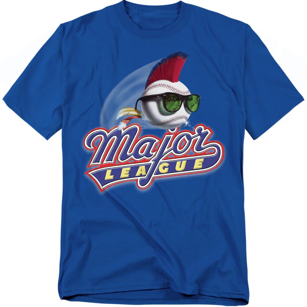 Major League - Title - Adult Unisex Short Sleeve T-Shirt - Blue