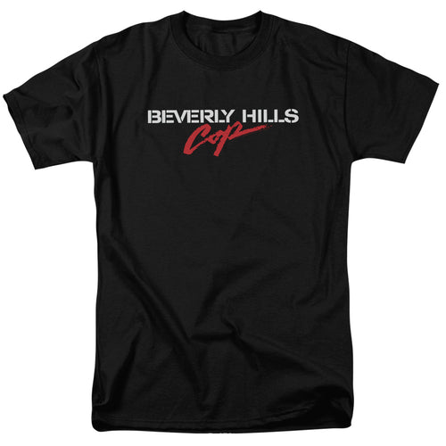 Beverly Hills Cop - Logo - Adult Unisex Short Sleeve T-Shirt - Black