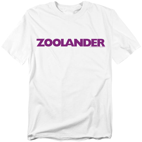 Zoolander - Logo - Adult Unisex Short Sleeve T-Shirt - White