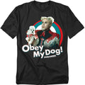 Zoolander - Obey My Dog - Adult Unisex Short Sleeve T-Shirt - Black