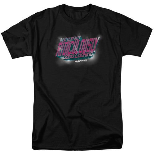 Zoolander - Ridiculously Good Looking - Adult Unisex T-Shirt - Black