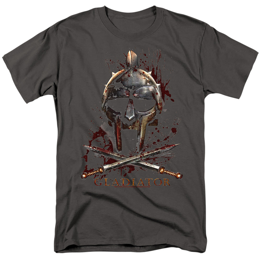 Gladiator - Helmet - Adult Unisex Short Sleeve T-Shirt - Black