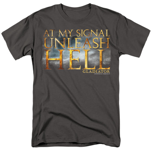 Gladiator - Unleash Hell - Adult Unisex Short Sleeve T-Shirt - Black