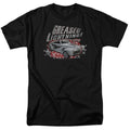 Grease - Greased Lightening - Adult Unisex Short Sleeve T-Shirt - Black