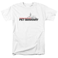Pet Sematary - Logo - Adult Unisex Short Sleeve T-Shirt - White