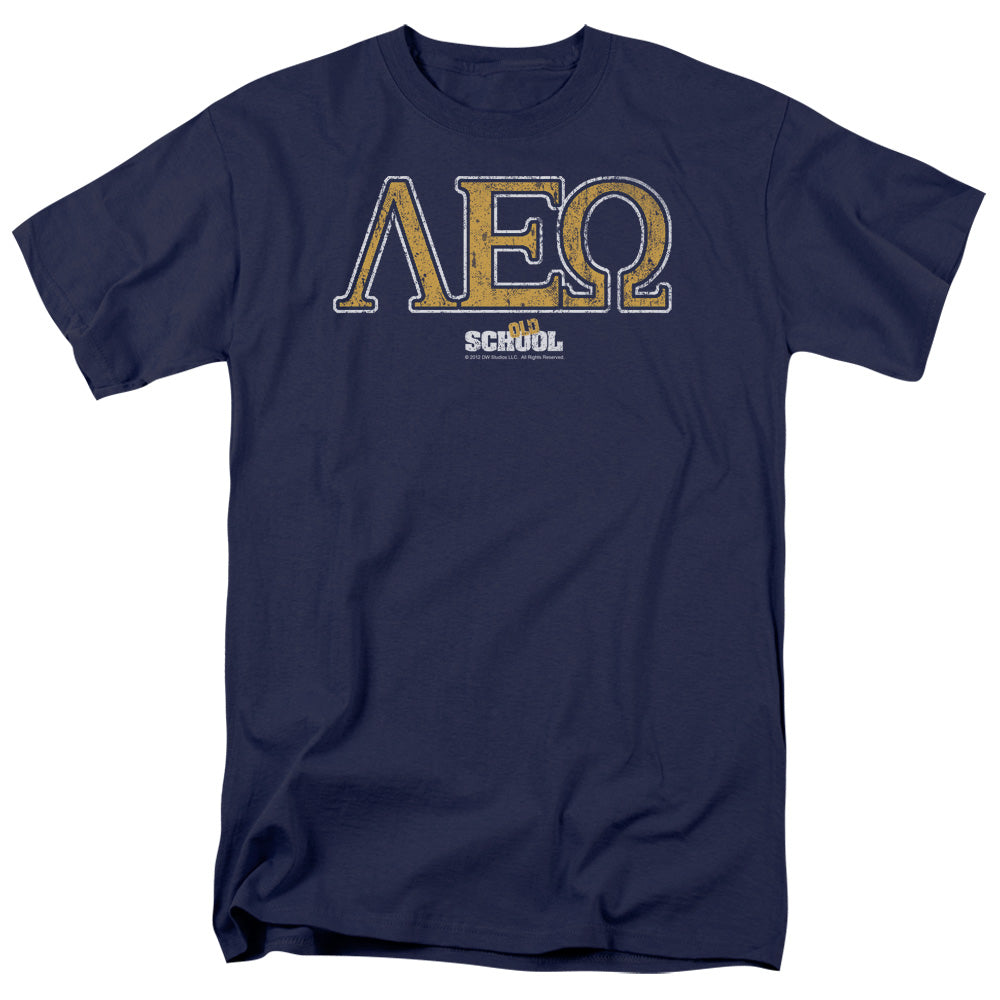 Old School - Leo - Adult Unisex Short Sleeve T-Shirt - Blue