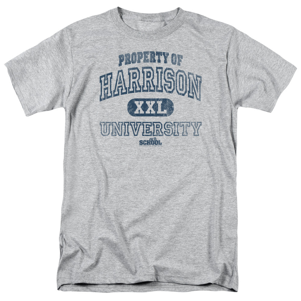 Old School - Property Of Harrison - Adult Unisex Short Sleeve T-Shirt - Gray