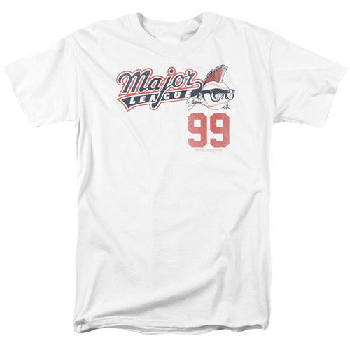 Major League - 99 - Adult Unisex Short Sleeve T-Shirt - White