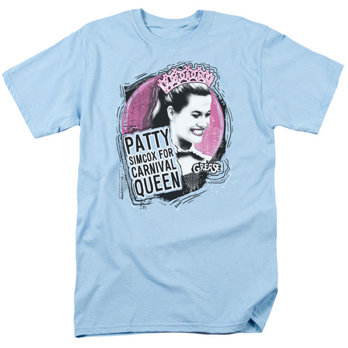Grease - Carnival Queen - Adult Unisex Short Sleeve T-Shirt - Blue