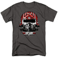 Top Gun - Goose Helmet - Adult Unisex Short Sleeve T-Shirt - Gray