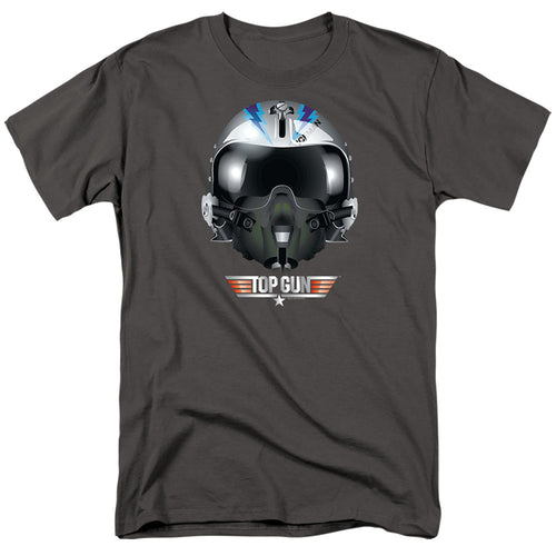 Top Gun - Iceman Helmet - Adult Unisex Short Sleeve T-Shirt - Gray