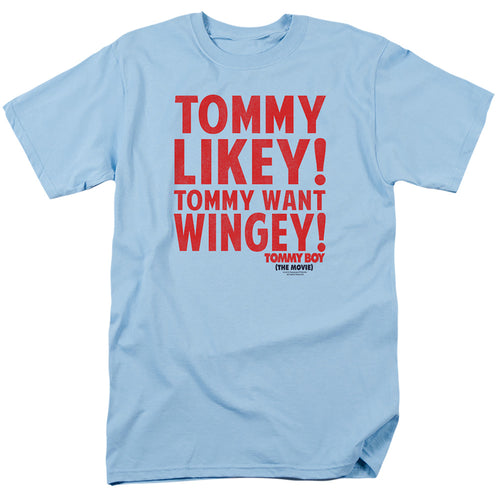 Tommy Boy - Want Wingey - Adult Unisex Short Sleeve T-Shirt - Blue