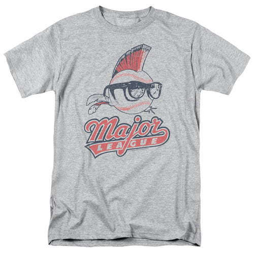 Major League - Vintage Logo - Adult Unisex Short Sleeve T-Shirt - Gray