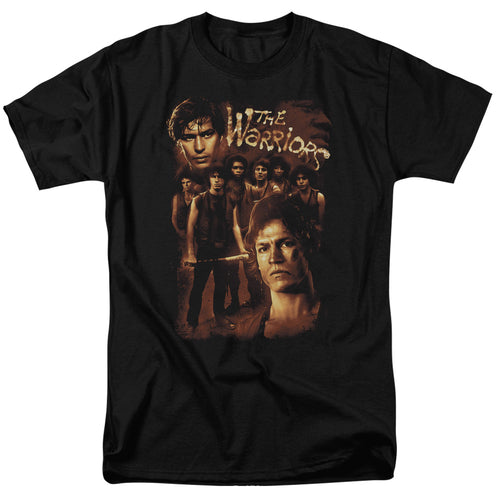 The Warriors - 9 Warriors - Adult Unisex Short Sleeve T-Shirt - Black