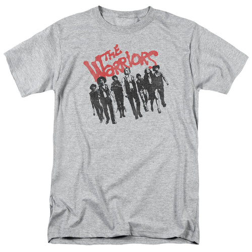 The Warriors - The Gang - Adult Unisex Short Sleeve T-Shirt - Gray