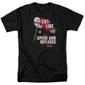 Tommy Boy - Cat Like - Adult Unisex Short Sleeve T-Shirt - Black