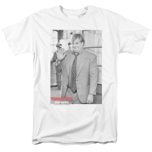 Tommy Boy - Square - Adult Unisex Short Sleeve T-Shirt - White