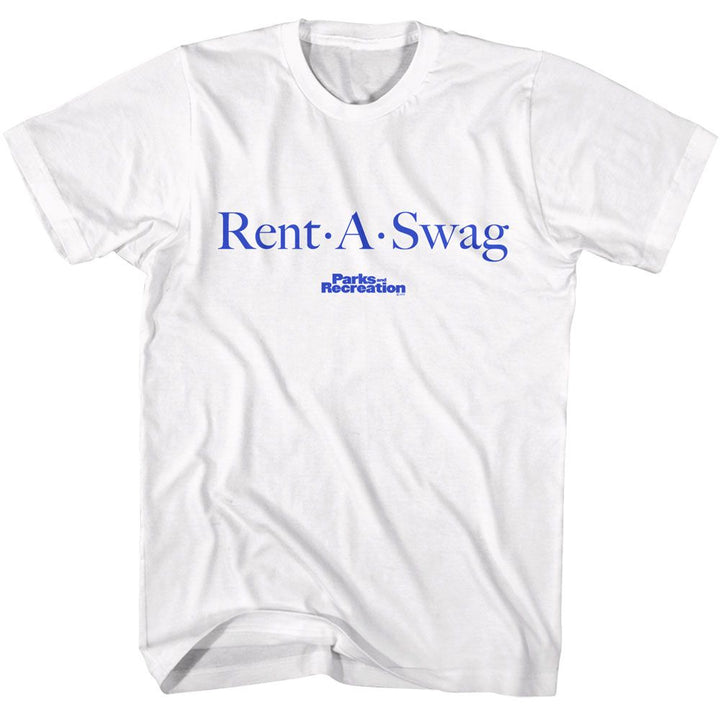 Parks And Recreation - Rent A Swag - Officially Licensed Adult Short Sleeve T-Shirt