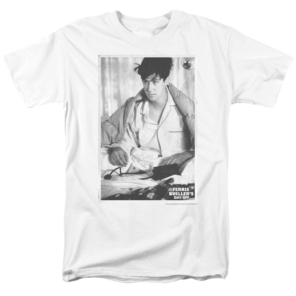 Ferris Bueller's Day Off - Cameron - Adult Unisex Short Sleeve T-Shirt - White