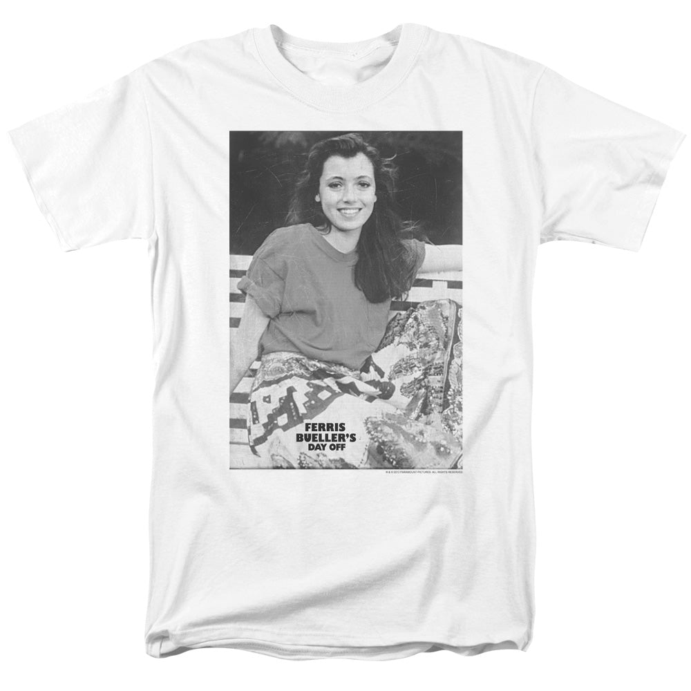 Ferris Bueller's Day Off - Sloane - Adult Unisex Short Sleeve T-Shirt - White