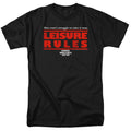 Ferris Bueller's Day Off - Leisure Rules - Adult Unisex T-Shirt - Black