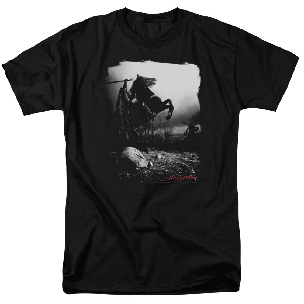 Sleepy Hollow - Foggy Night - Adult Unisex Short Sleeve T-Shirt - Black