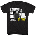 Parks And Recreation - Someone Will Die Of Fun - American Classics - Solid Black Adult Short Sleeve T-Shirt