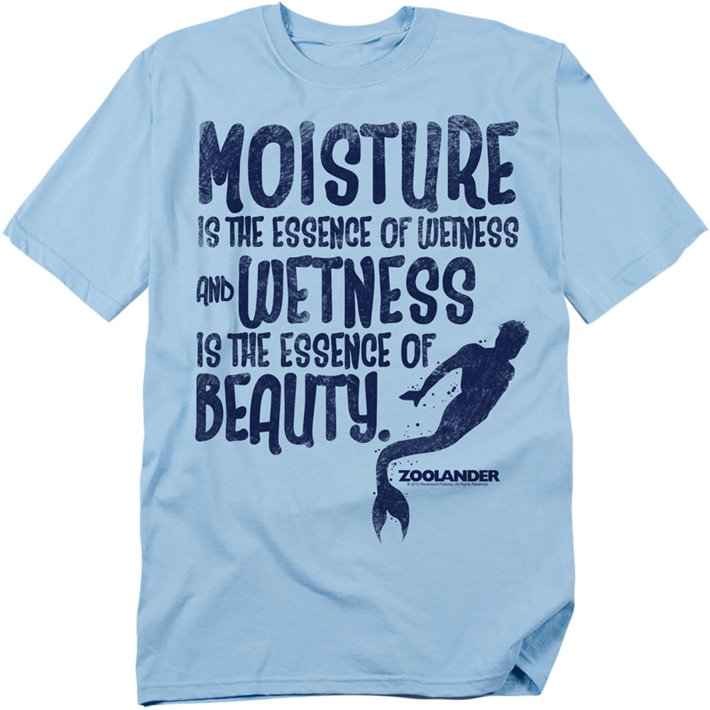 Zoolander - Merman - Adult Unisex Short Sleeve T-Shirt - Blue