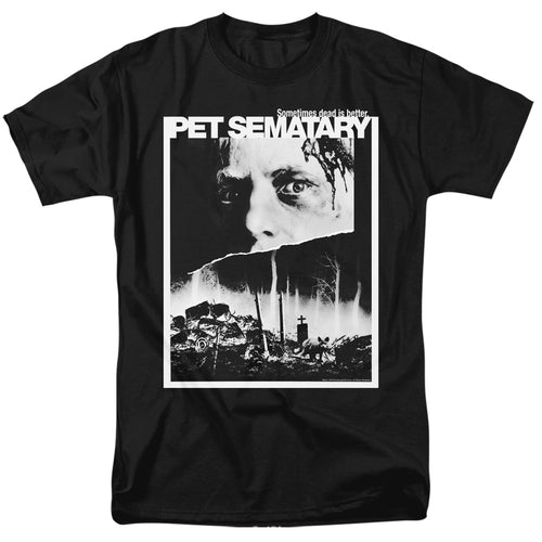 Pet Sematary - Poster Art - Adult Unisex Short Sleeve T-Shirt - Black