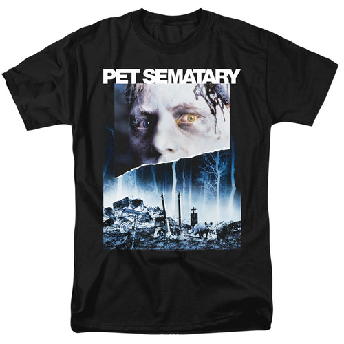 Pet Sematary - Poster Art #2 - Adult Unisex Short Sleeve T-Shirt - Black